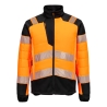Veste hybride matelassée haute visibilité classe 2 Orange/noir – Portwest T170