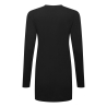 T-shirt femme coton coupe large manches longues Noir – Portwest B194