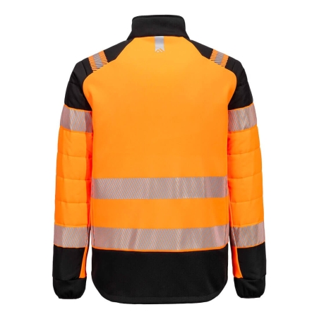 Veste hybride matelassée haute visibilité classe 2 Orange/noir – Portwest T170
