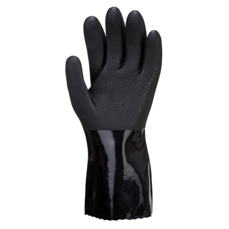 Gant chimie PVC ESD antistatique dextérité 5 Noir – Portwest A882
