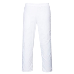 Pantalon de boulanger élastiqué sans poches hygiénique Blanc – Portwest 2208