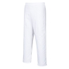 Pantalon de boulanger élastiqué sans poches hygiénique Blanc – Portwest 2208