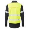 Chemise haute visibilité manches modulables avec gilet détachable Noir/jaune – Portwest BX322