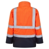 Parka haute visibilité multirisques imperméable ignifugée Orange/marine – Portwest S779
