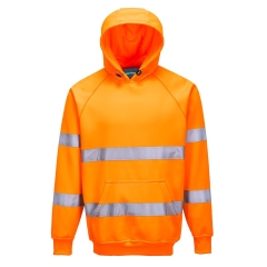 Sweatshirt à capuche haute visibilité classe 3 Orange – Portwest B304