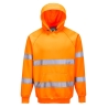 Sweatshirt à capuche haute visibilité classe 3 Orange – Portwest B304