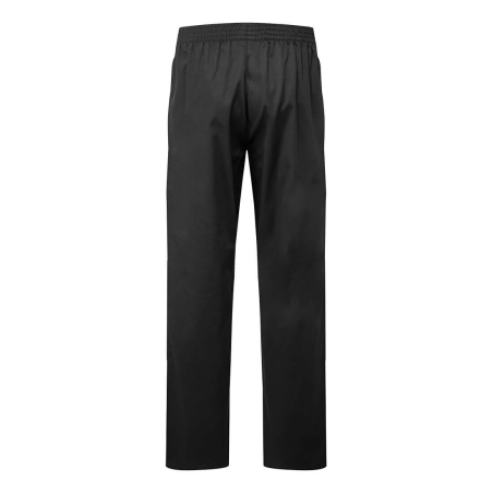Pantalon de boulanger élastiqué sans poches hygiénique Noir – Portwest 2208