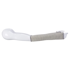 Manchette anti-coupure niveau D protection avant-bras 35 cm Gris – Portwest A689, vendu à l'unité (1 manchette)