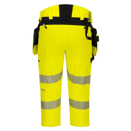 Pantacourt haute visibilité DX4 stretch 4 directions Jaune/noir – Portwest DX402
