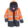 Parka haute visibilité multirisques imperméable ignifugée Orange/marine – Portwest S779