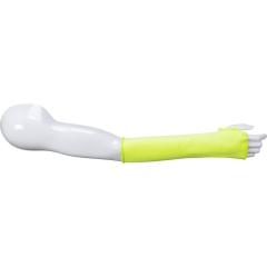 Manchette anti-coupure niveau D protection avant-bras 35 cm Jaune – Portwest A689, vendu à l'unité (1 manchette)