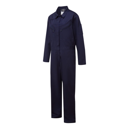 Combinaison de travail coupe féminine fermeture zippée Marine – Portwest C184NVR