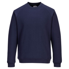 Sweatshirt femme col ras du cou coupe décontractée Marine – Portwest B330