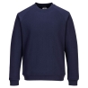 Sweatshirt femme col ras du cou coupe décontractée Marine – Portwest B330