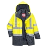 Parka haute visibilité multirisques imperméable ignifugée Jaune/marine – Portwest S779