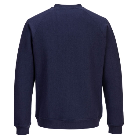 Sweatshirt femme col ras du cou coupe décontractée Marine – Portwest B330