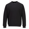 Sweatshirt femme col ras du cou coupe décontractée Noir – Portwest B330