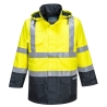 Parka haute visibilité multirisques imperméable ignifugée Jaune/marine – Portwest S779