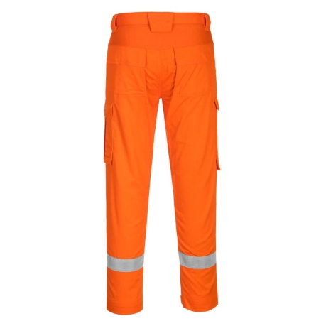Pantalon ignifugé léger stretch multipoches anti-arc électrique Orange – Portwest FR401