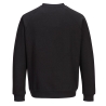 Sweatshirt femme col ras du cou coupe décontractée Noir – Portwest B330
