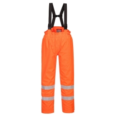 Pantalon de pluie imperméable haute visibilité ignifugé antistatique Orange – Portwest S781