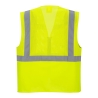 Gilet haute visibilité en maille respirante classe 1 Jaune – Portwest C496