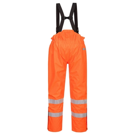Pantalon de pluie imperméable haute visibilité ignifugé antistatique Orange – Portwest S781