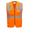Gilet haute visibilité en maille respirante classe 1 Orange – Portwest C496