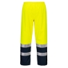 Pantalon de pluie haute visibilité Bizflame multi-risques Jaune/marine – Portwest FR410