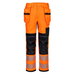 Pantalon holster haute visibilité ignifugé antistatique arc électrique Orange/noir – Portwest FR415
