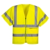 Gilet zippé demi-manches haute visibilité classe 2/3 Jaune – Portwest C372