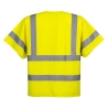 Gilet zippé demi-manches haute visibilité classe 2/3 Jaune – Portwest C372