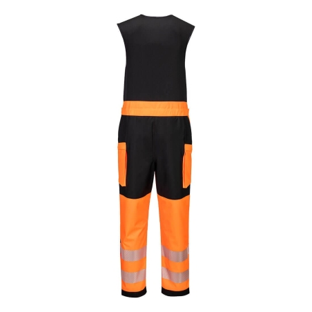 Salopette imperméable haute visibilité 3 couches classe 2 Orange/noir – Portwest T150
