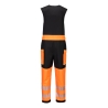 Salopette imperméable haute visibilité 3 couches classe 2 Orange/noir – Portwest T150