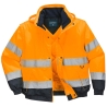 Blouson aviateur 2-en-1 haute visibilité classe 3 Orange – Portwest C468