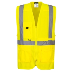 Gilet haute visibilité Executive avec poche tablette Jaune – Portwest C357