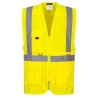 Gilet haute visibilité Executive avec poche tablette Jaune – Portwest C357