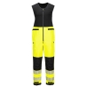 Salopette imperméable haute visibilité 3 couches classe 2 Jaune/noir – Portwest T150