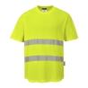 T-shirt de travail aéré haute visibilité avec empiècements mesh Jaune – Portwest C394