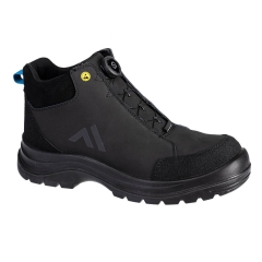 Bottine de sécurité composite montante S3S ESD antistatique Noir/bleu – Portwest FE02