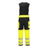 Salopette imperméable haute visibilité 3 couches classe 2 Jaune/noir – Portwest T150