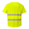 T-shirt de travail aéré haute visibilité avec empiècements mesh Jaune – Portwest C394