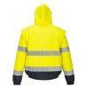 Blouson aviateur 2-en-1 haute visibilité classe 3 Jaune – Portwest C468
