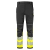 Pantalon de travail Modaflame haute visibilité multirisque classe 1 Jaune/noir – Portwest FR450