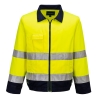 Veste haute visibilité polycoton coupe contemporaine classe 3 Jaune/marine – Portwest TX70