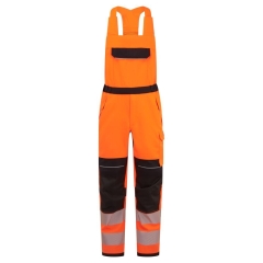 Cotte à bretelles haute visibilité ignifugée multirisque Modaflame Orange/noir – Portwest FR453