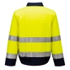 Veste haute visibilité polycoton coupe contemporaine classe 3 Jaune/marine – Portwest TX70