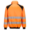 Bombers haute visibilité 2 en 1 avec doublure polaire amovible Orange/noir – Portwest CD898