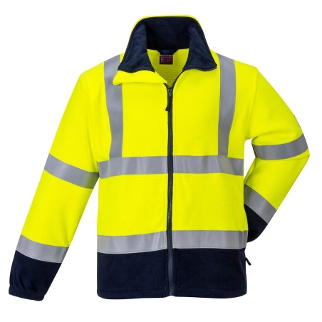 Polaire haute visibilité ignifugée antistatique arc électrique Jaune – Portwest FR31