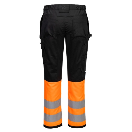 Pantalon haute visibilité classe 1 bandes réfléchissantes Orange/noir – Portwest CD858